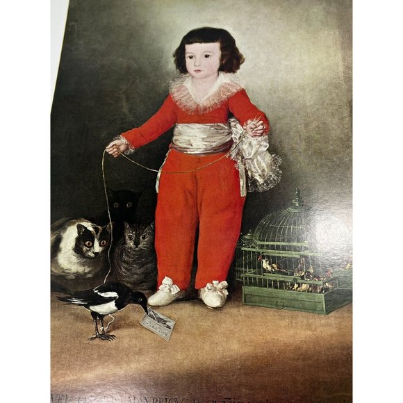 Goya Print Don Manuel Osorio De Zuniga 89151 Young Boy Toddler - Picture 1 of 5